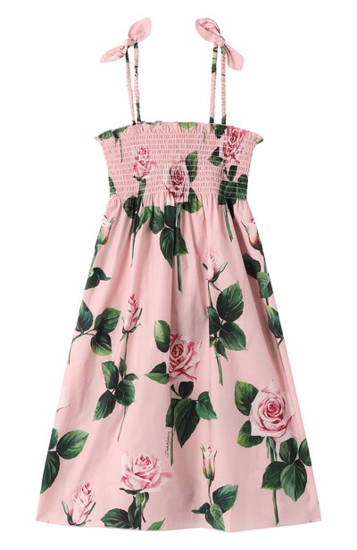 Хлопковый сарафан DOLCE & GABBANA, арт. L54DE0/HS5S7/8-14