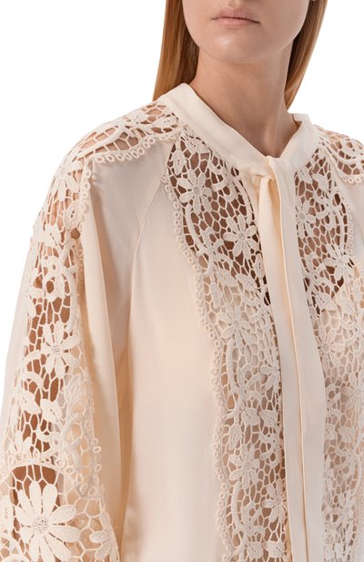 Блузка из хлопка и шелка ELIE SAAB, арт. T0335/SIM03, фото 5