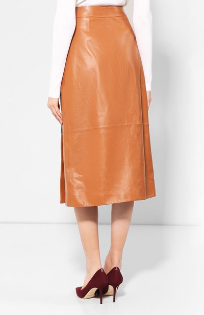 Кожаная юбка LORO PIANA, арт. FAI8604, фото 4
