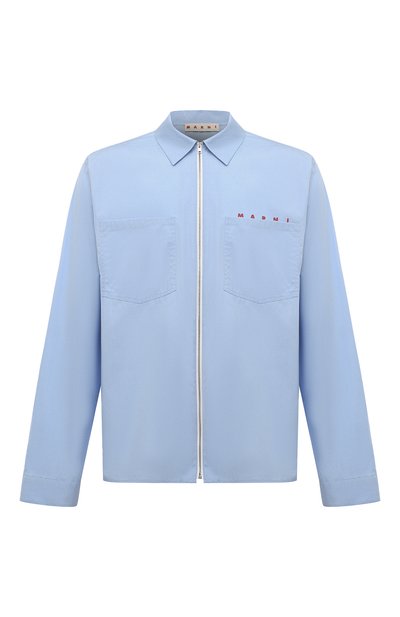 Мужская хлопковая куртка-рубашка MARNI, арт. CUMU0297P0/USCT88