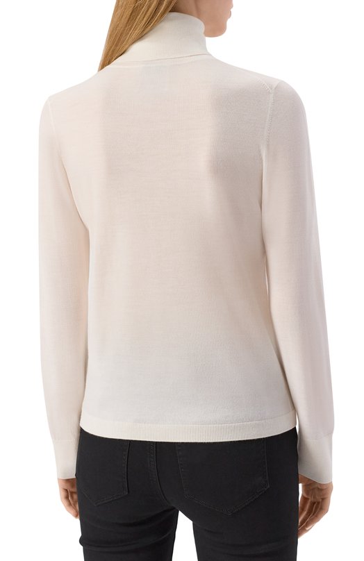 Шерстяная водолазка Allude 255/64012 Кремовый  255/64012 Фото 4