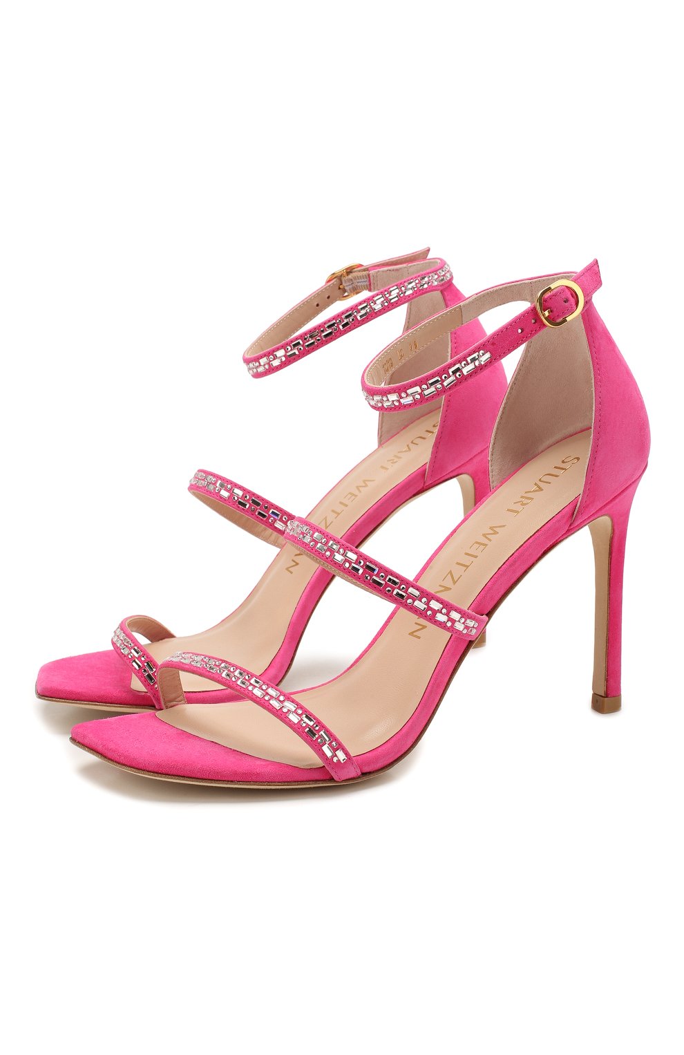 Замшевые босоножки STUART WEITZMAN, арт. S6155, фото 1