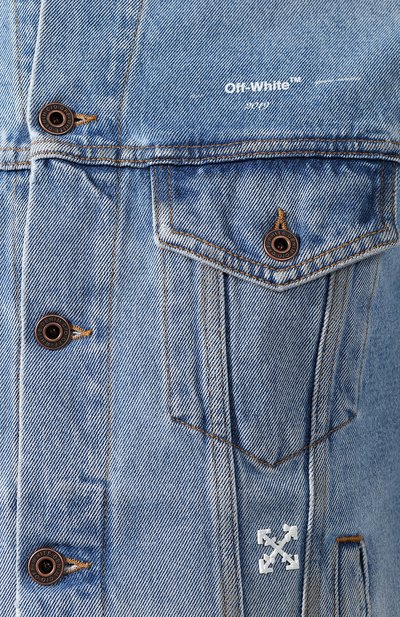 Джинсовая куртка OFF-WHITE, арт. 0MYE005R193860157310, фото 5