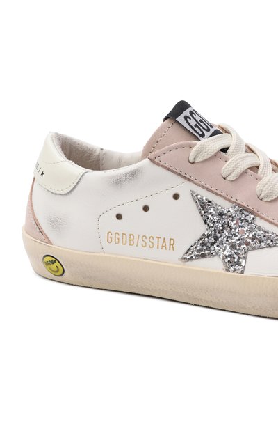 Кожаные кеды super-star GOLDEN GOOSE DELUXE BRAND, арт. GYF00102.F008641, фото 5
