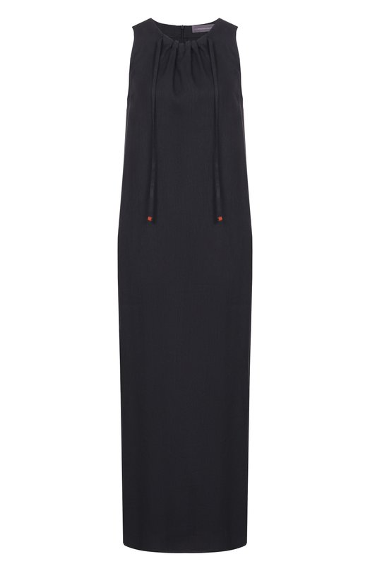 Платье изо льна и вискозы Lorena Antoniazzi P2640AB22A/3347 Чёрный P2640AB22A/3347