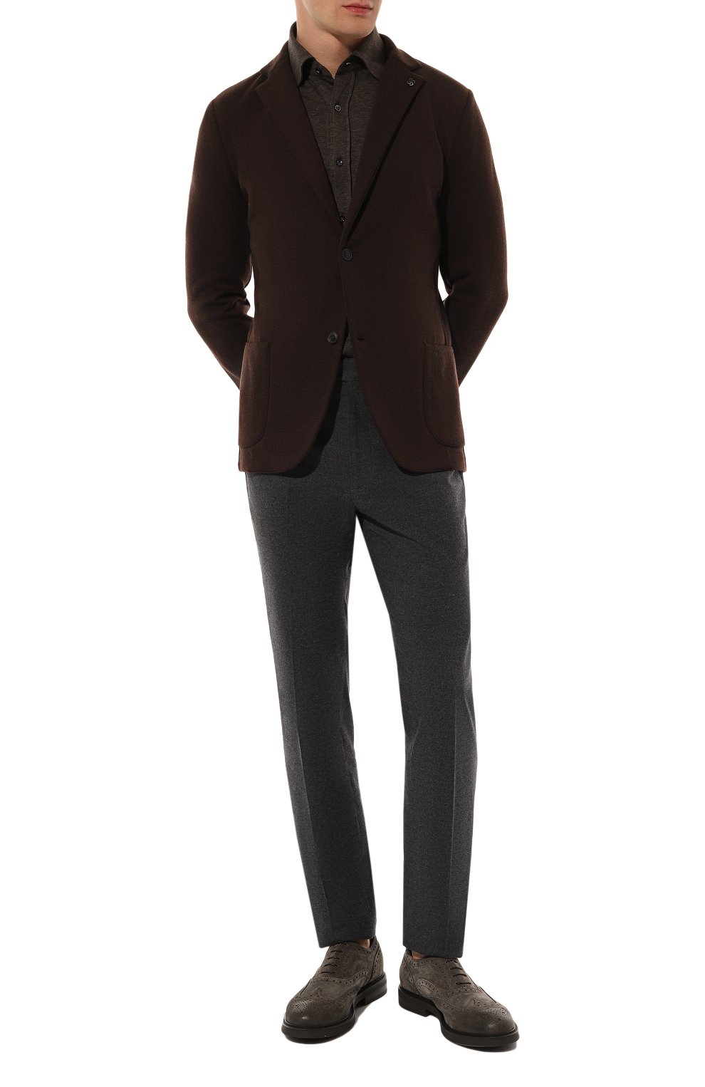 Замшевые оксфорды GREEN GEORGE, арт. 9012/LIGHT, фото 2