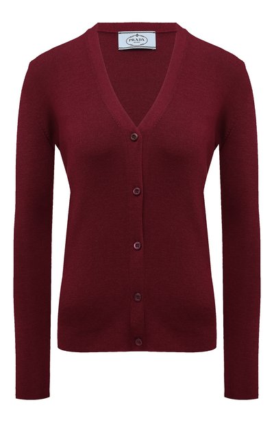 Кардиган из кашемира и шелка PRADA, арт. 25437-40J-F0007, фото 1