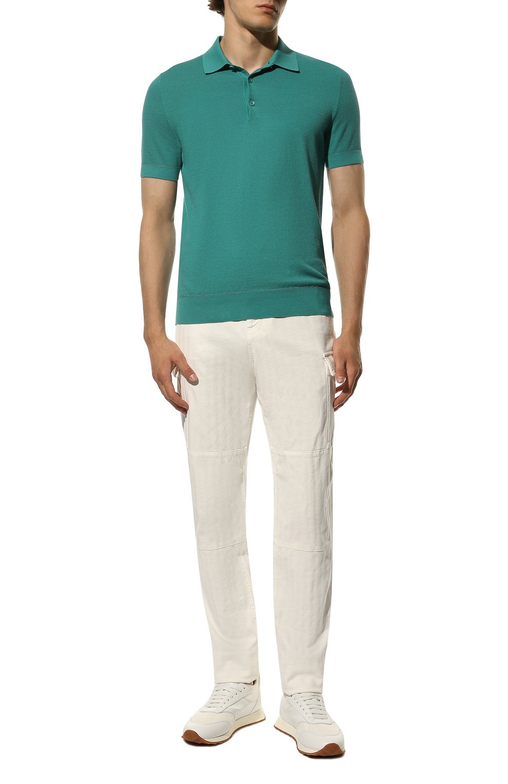 Хлопковое поло BRIONI, арт. UMR200/P0K15, фото 2