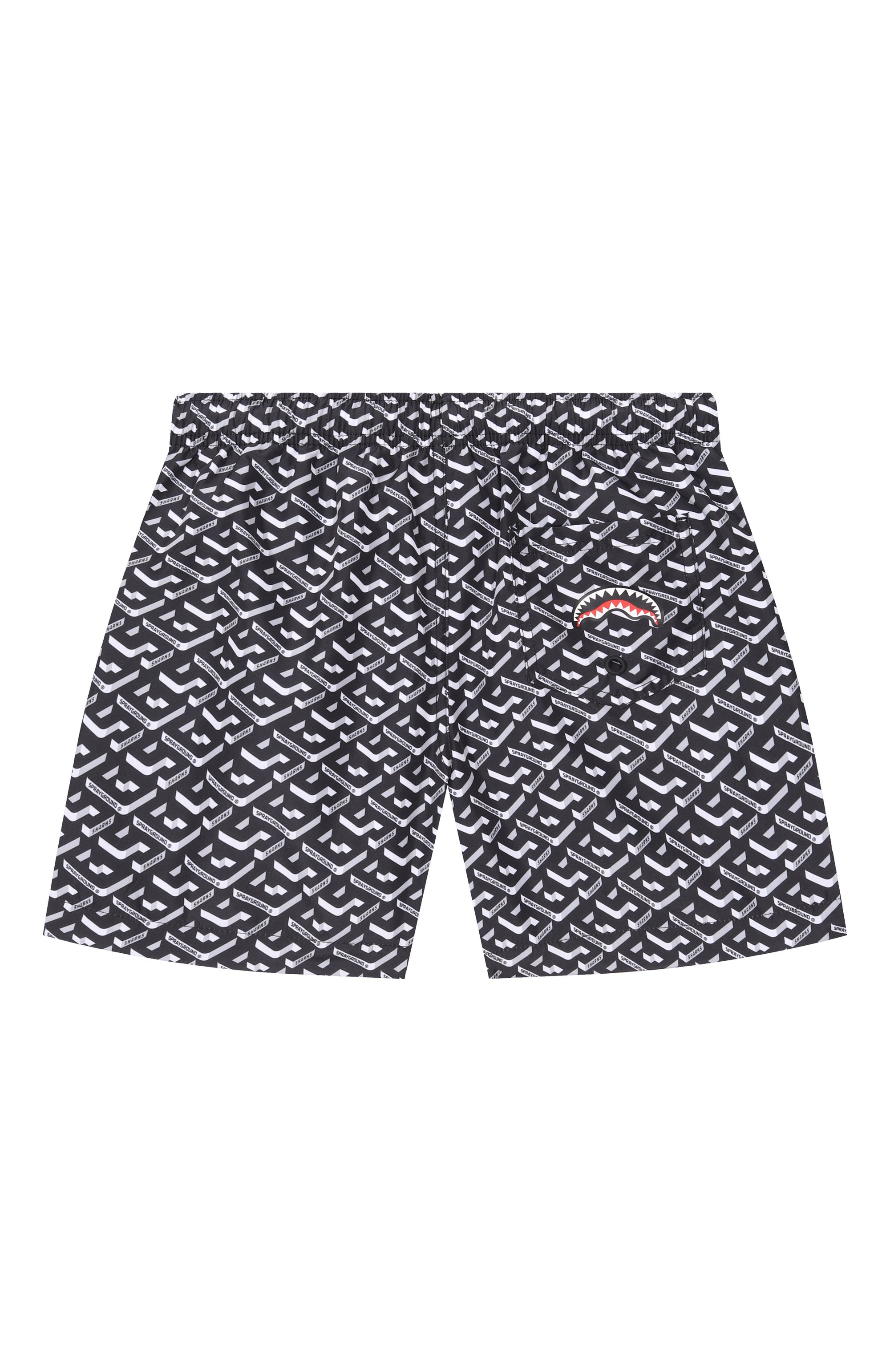Плавки-шорты SPRAYGROUND, арт. SPY1305BLK/3DSG SWIM TRUNKS BLK, фото 2