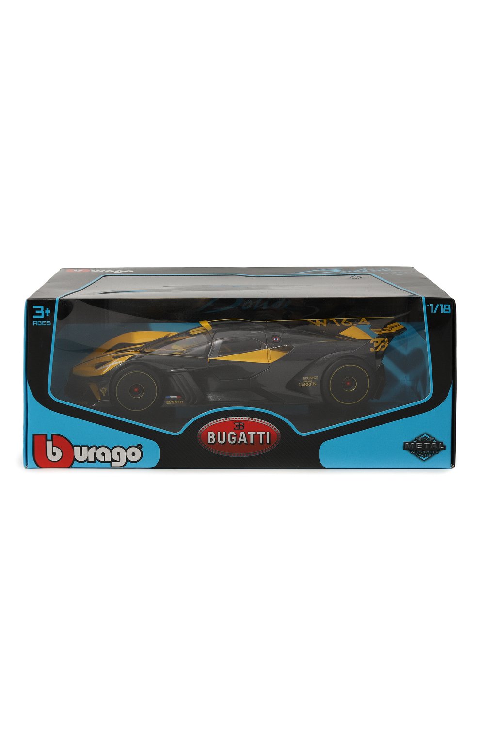 Коллекционная машинка bugatti bolide 1:18 coll BBURAGO, арт. 18-11047 YL, фото 1