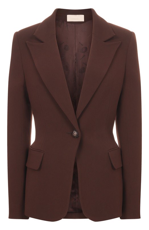 Жакет из вискозы Elie Saab J0003NF25CD023 Коричневый J0003NF25CD023