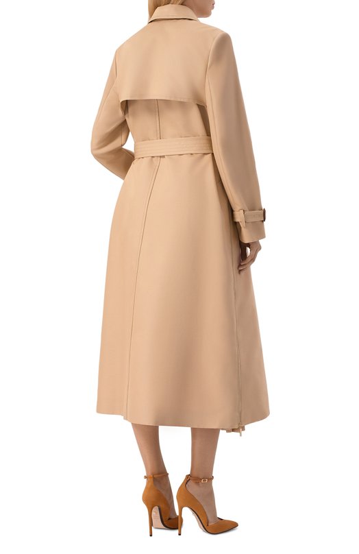 Тренч Elie Saab C0032NR26/P0024 Бежевый  C0032NR26/P0024 Фото 4