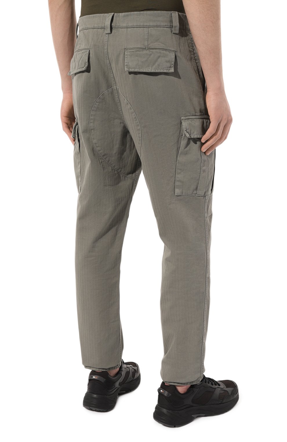 Хлопковые брюки-карго BRUNELLO CUCINELLI, арт. M246DB2144, фото 4