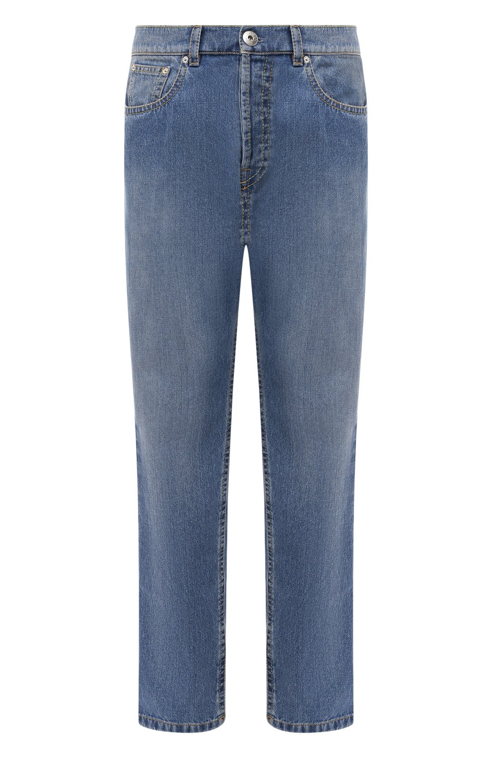 Джинсы LANVIN синего цвета по цене 66200 руб., арт. RM-TR0053-DZ06-P21, фото 1 Джинсы LANVIN, арт. RM-TR0053-DZ06-P21, фото 1