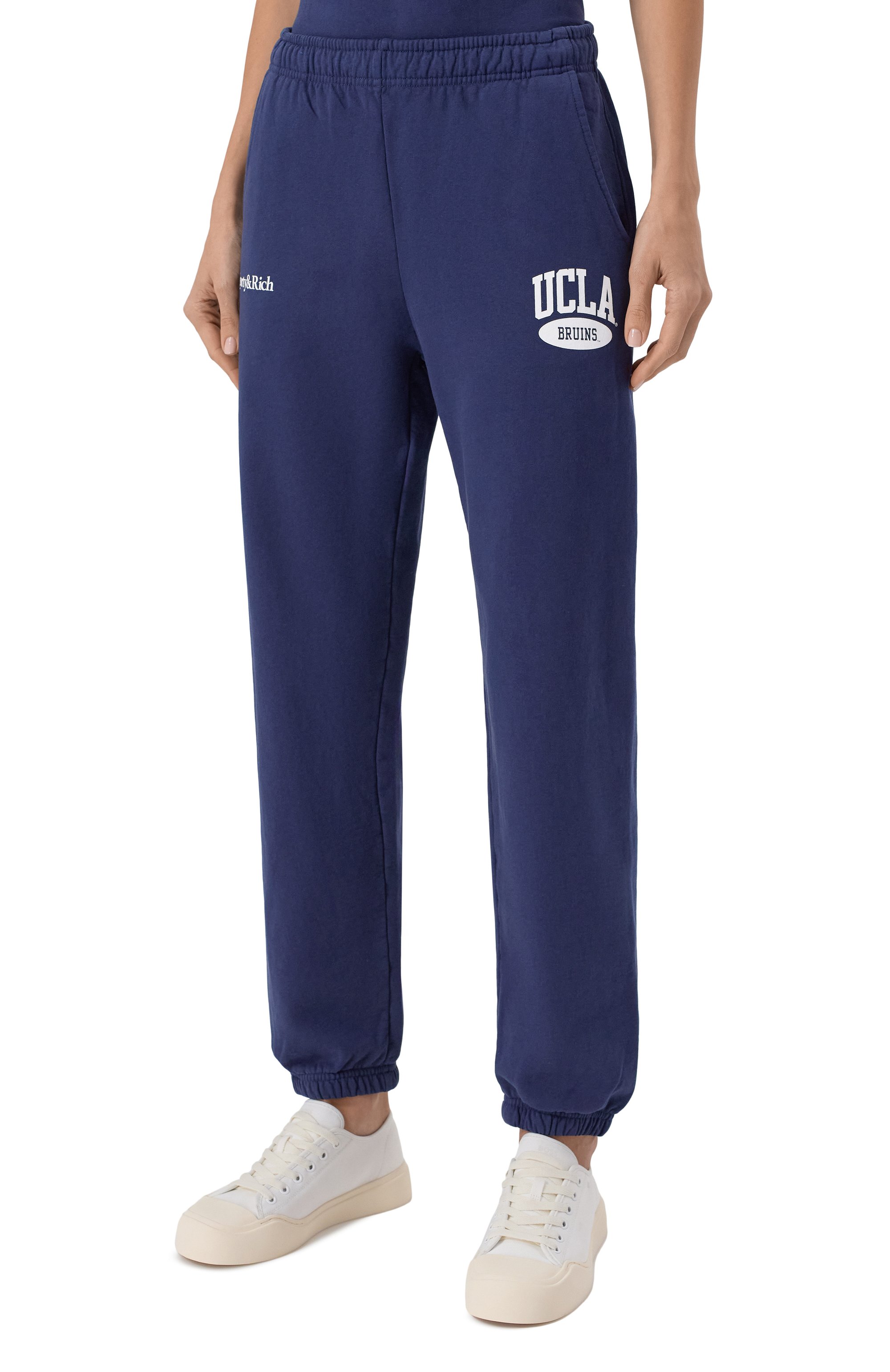 Хлопковые джоггеры sporty & rich x ucla SPORTY AND RICH, арт. PA036615670BL106, фото 7