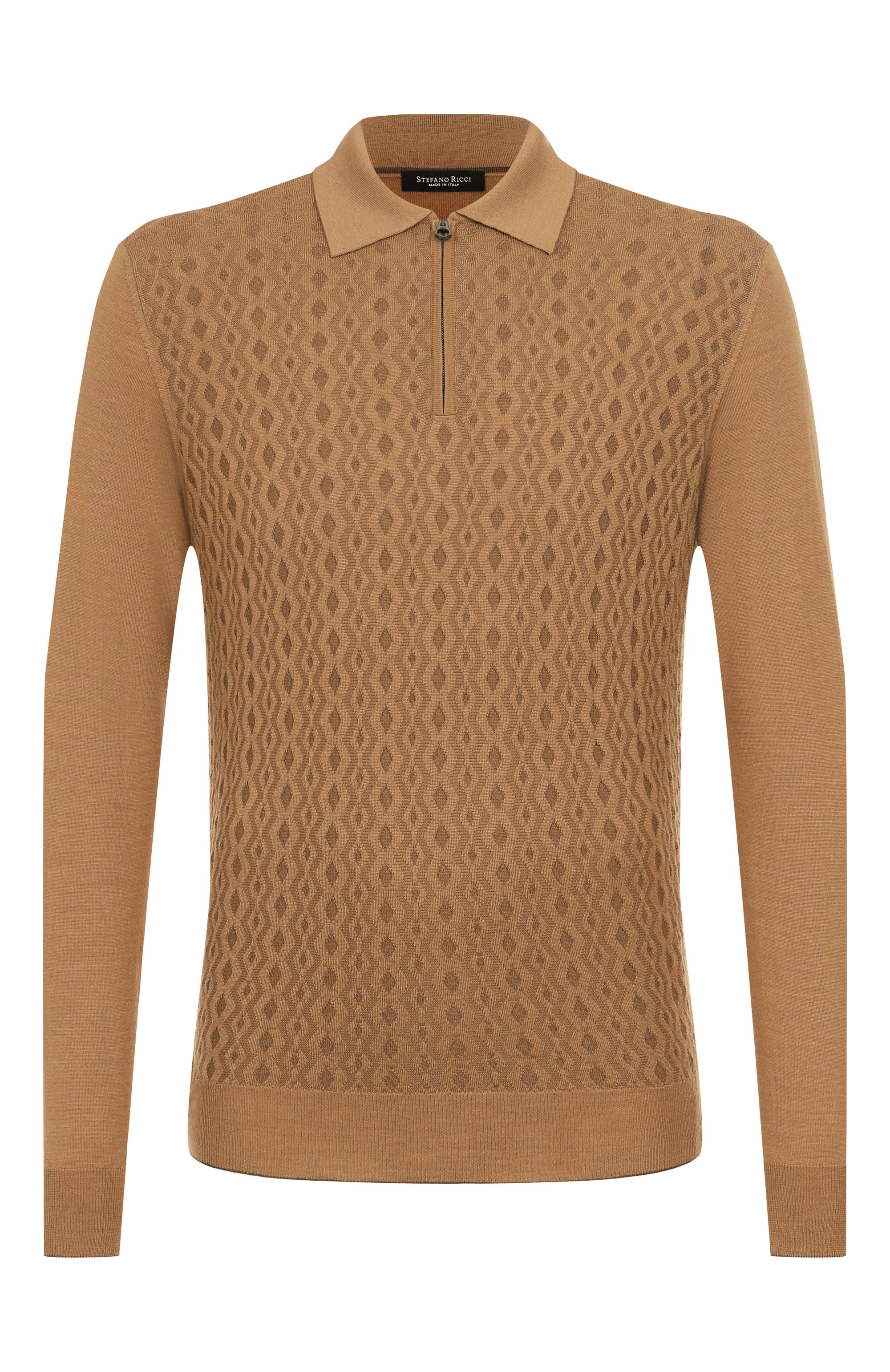 Поло из шерсти и шелка STEFANO RICCI, арт. KE08017P30/E25475, фото 1