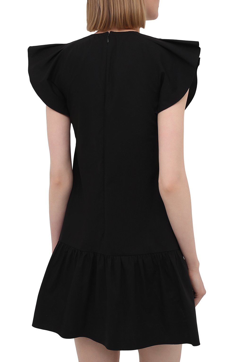 Хлопковое платье REDVALENTINO, арт. VR0VAAD0/0VU, фото 4