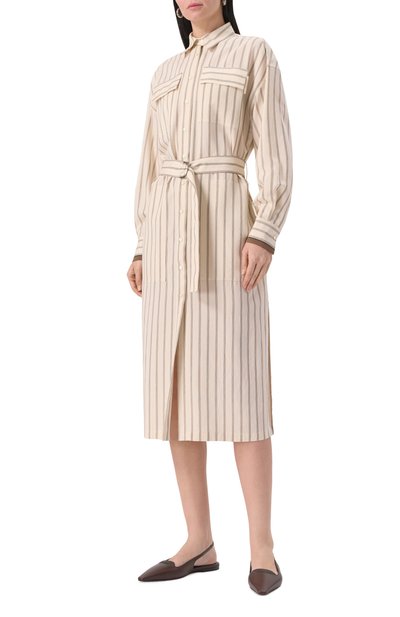 Платье из вискозы BRUNELLO CUCINELLI, арт. MH769AHD61, фото 3