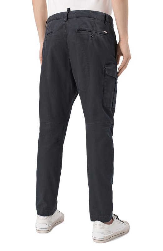Хлопковые брюки-карго Dsquared2 S74KB0818/S39021 Чёрный  S74KB0818/S39021 Фото 4