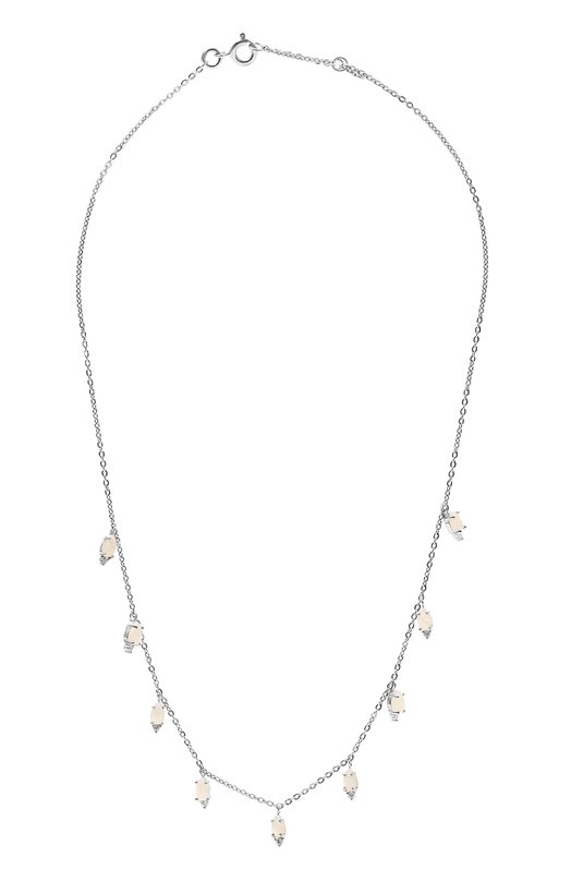 Колье Water с лунными камнями Moonka wt-nl-mns Серебряный wt-nl-mns