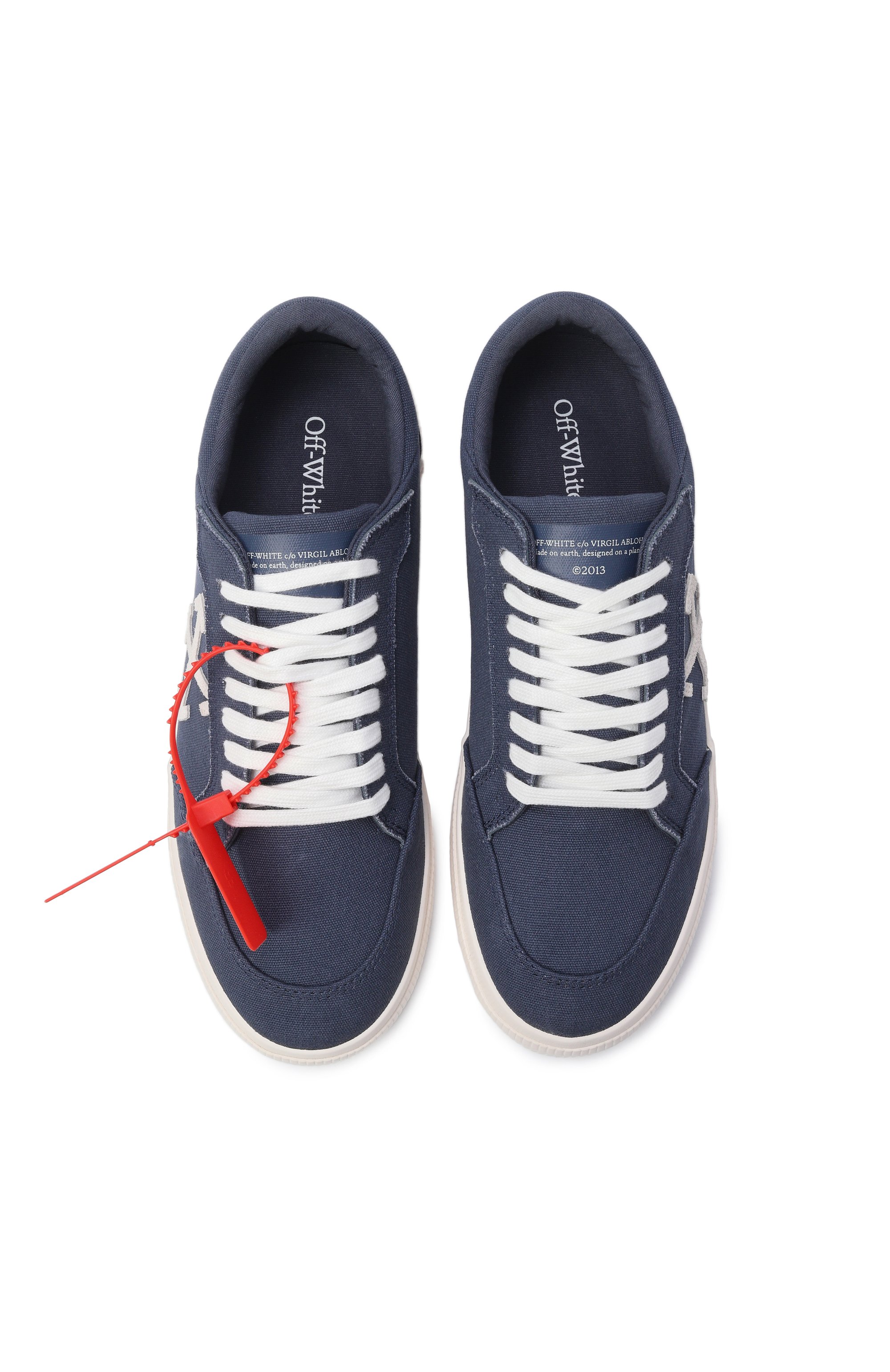 Текстильные кеды vulcanized OFF-WHITE, арт. 0MIA293S26FAB001, фото 5