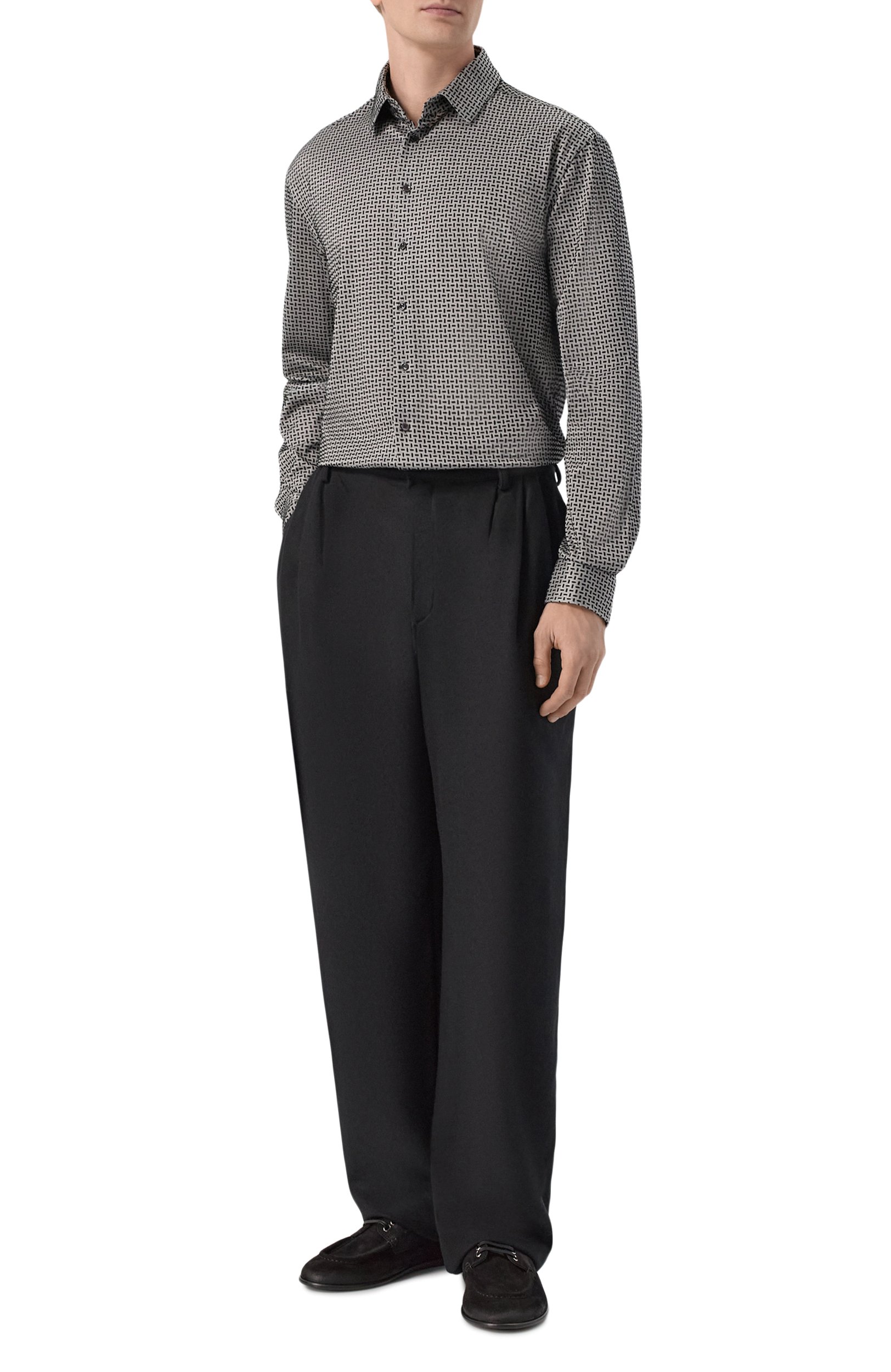 Хлопковая рубашка GIORGIO ARMANI, арт. GM000080/TE23936, фото 2