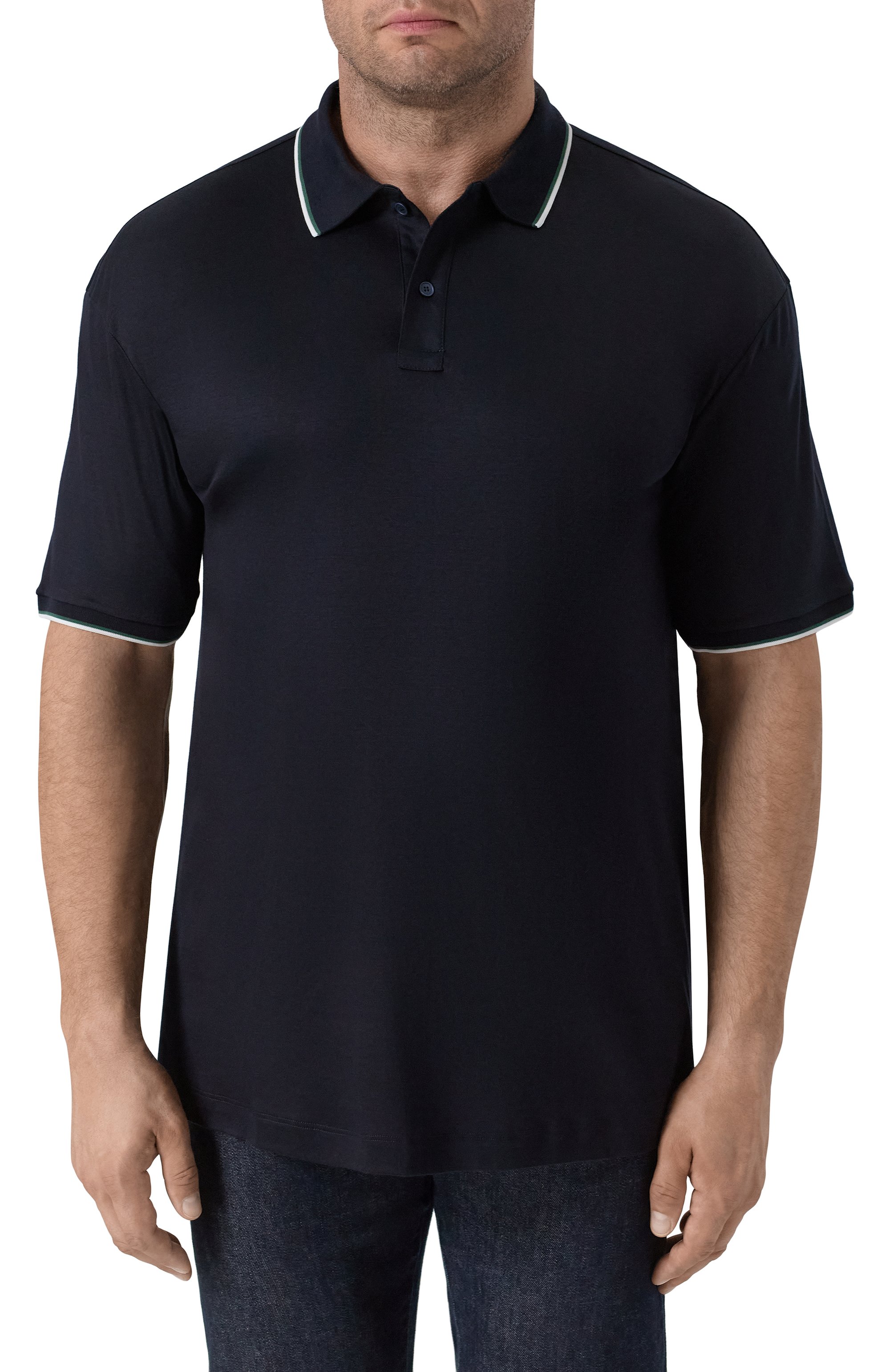 Поло из хлопка и �лиоцелла PAUL&SHARK, арт. 15311711/3XL-6XL, фото 3