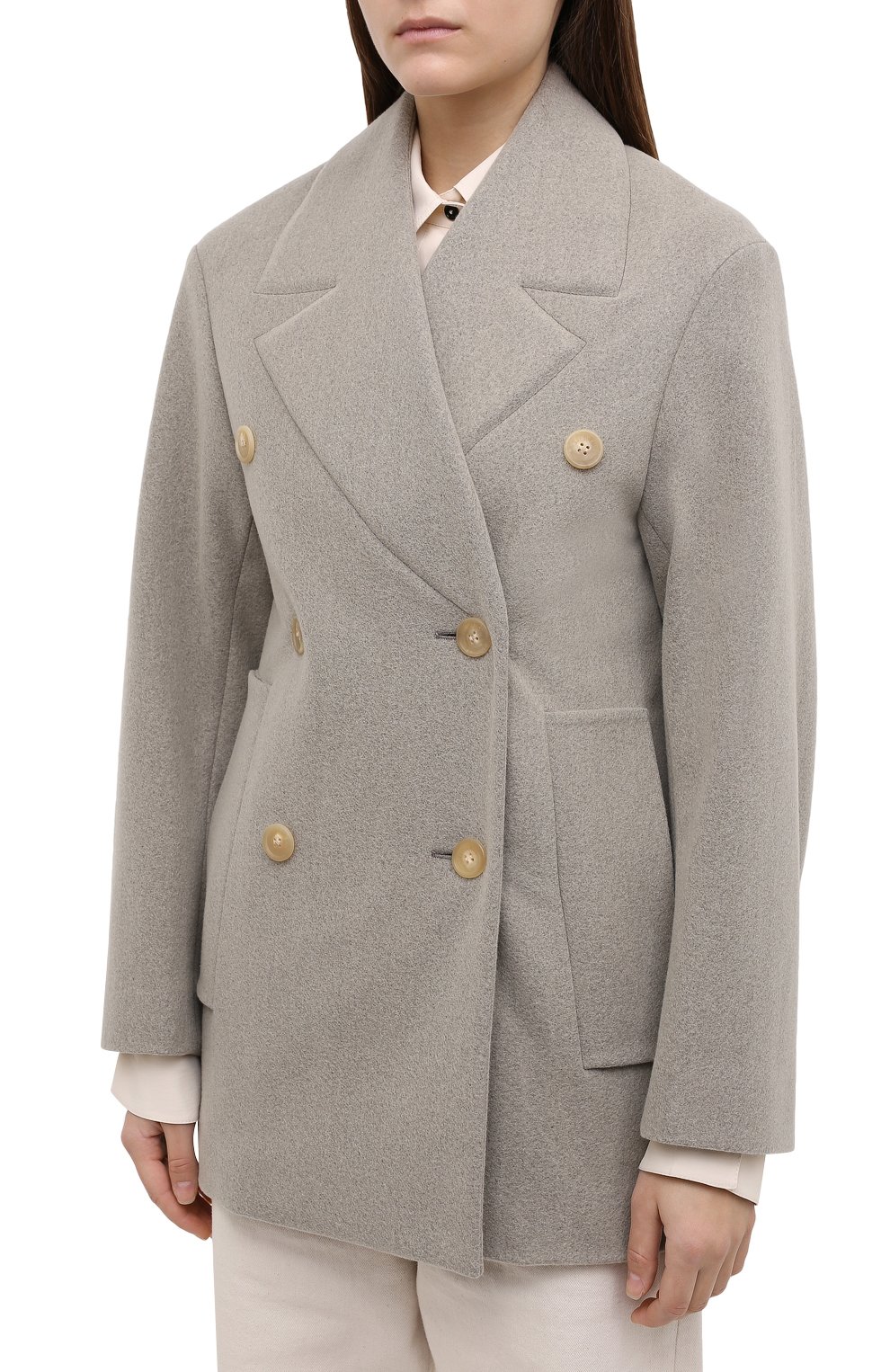 Шерстяное пальто JACQUEMUS, арт. 203C002/123850, фото 3