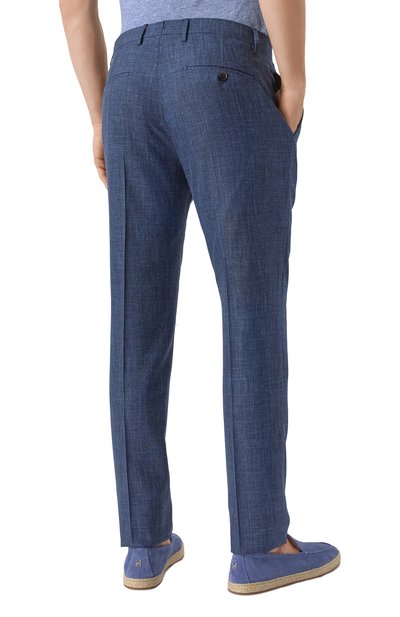 Брюки из шерсти и шелка BERWICH, арт. VULCAN023/LP184U, фото 4