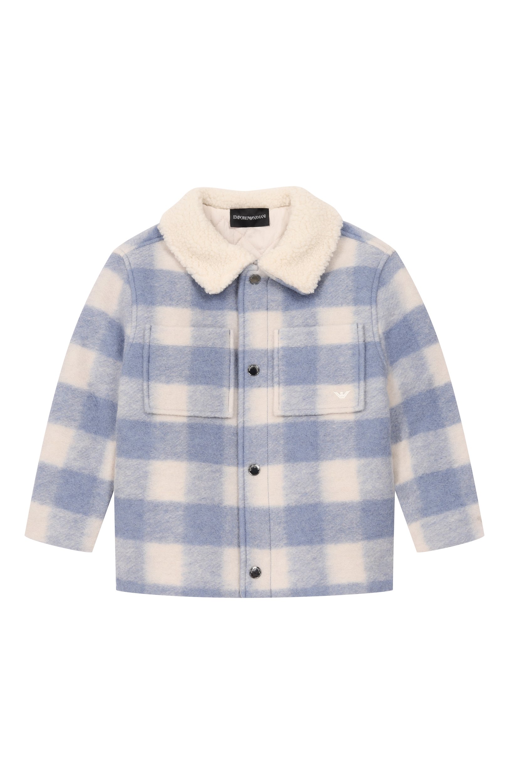 Утепленное пальто из шерсти EMPORIO ARMANI, арт. EB001516/AF26136, фото 1