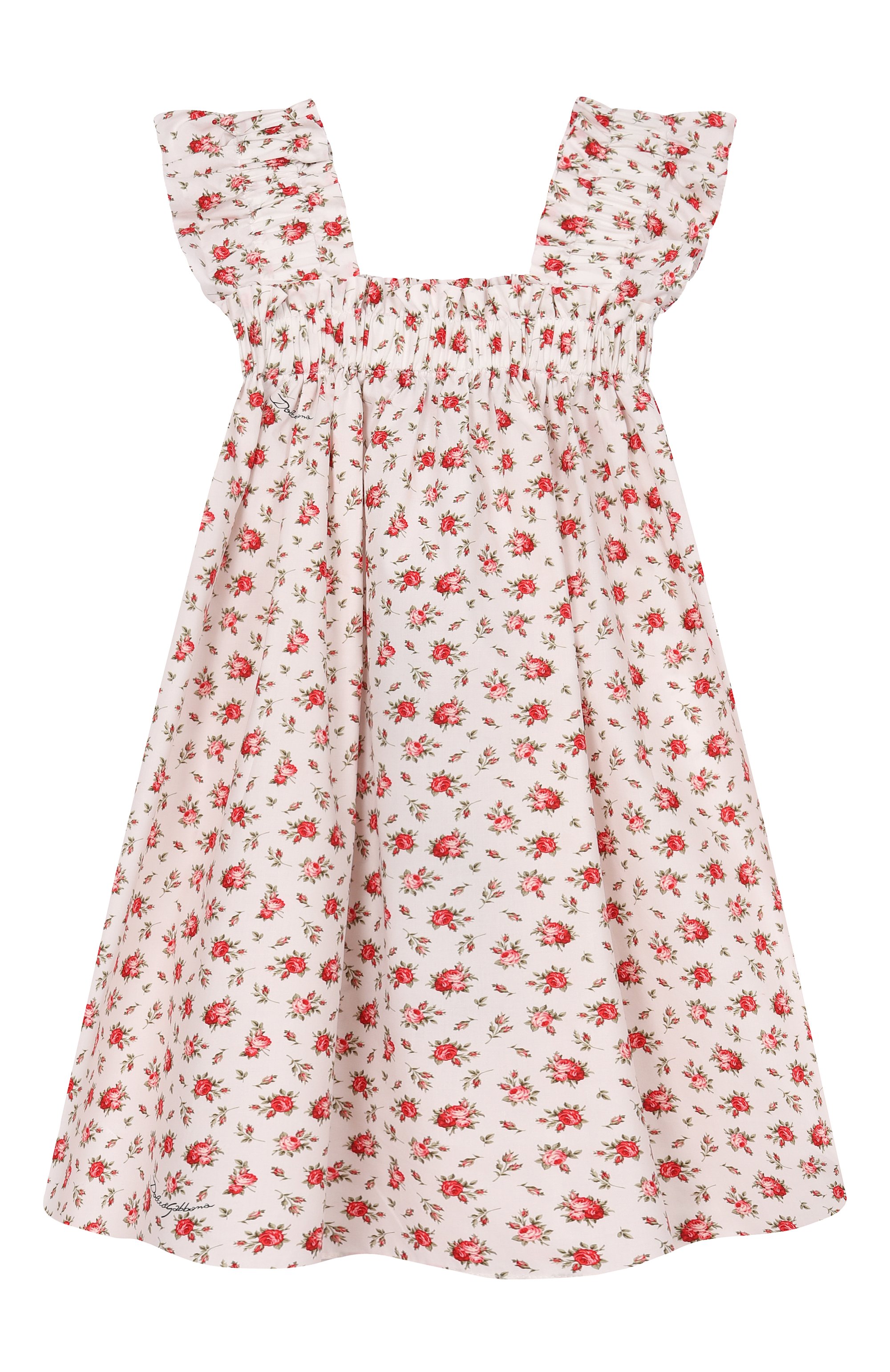 Хлопковый сарафан DOLCE & GABBANA, арт. L54DQ4/HS5UB, фото 2