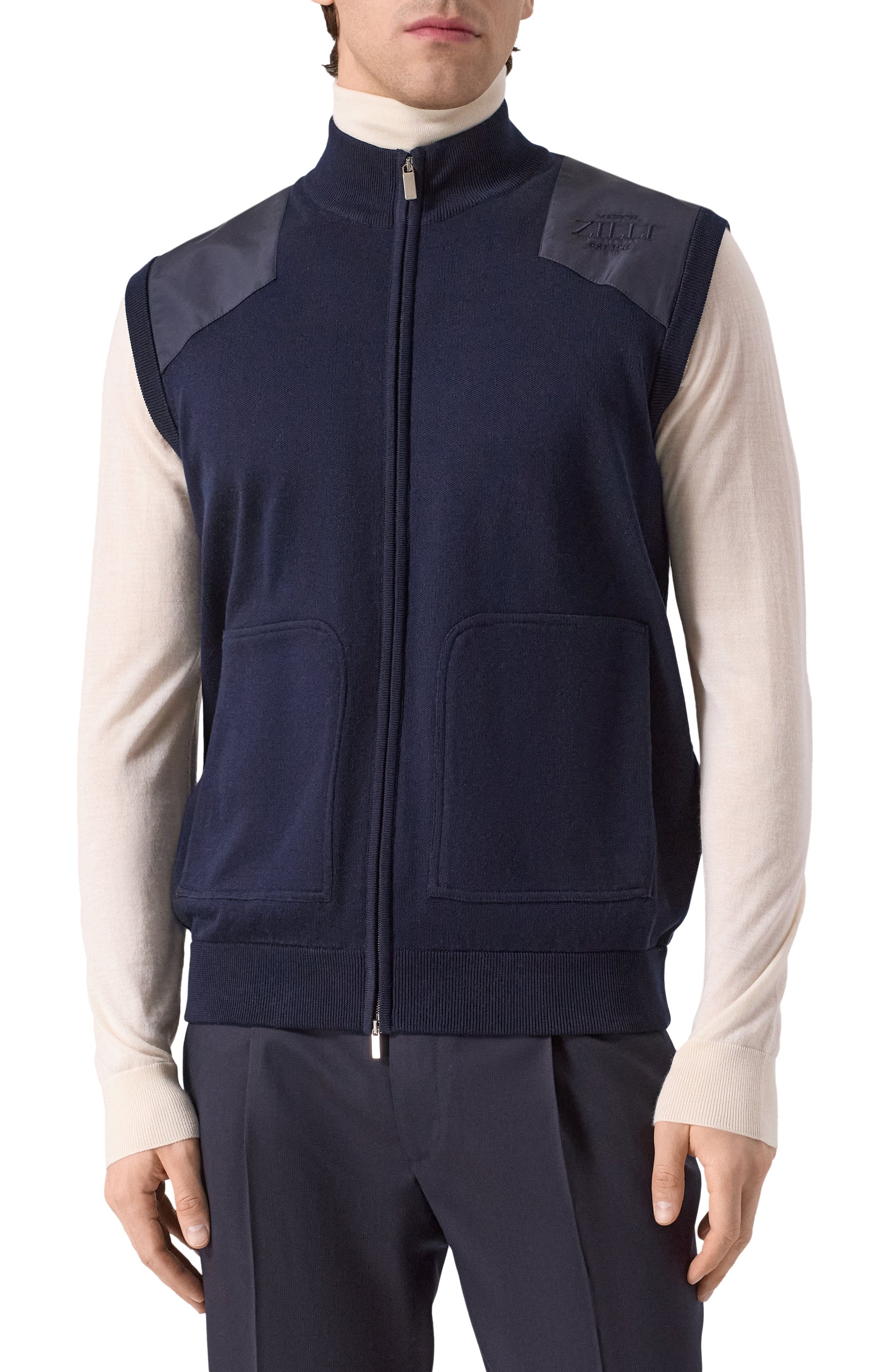 Жилет из хлопка и шелка ZILLI, арт. JSG001M0142VSDE00, фото 3