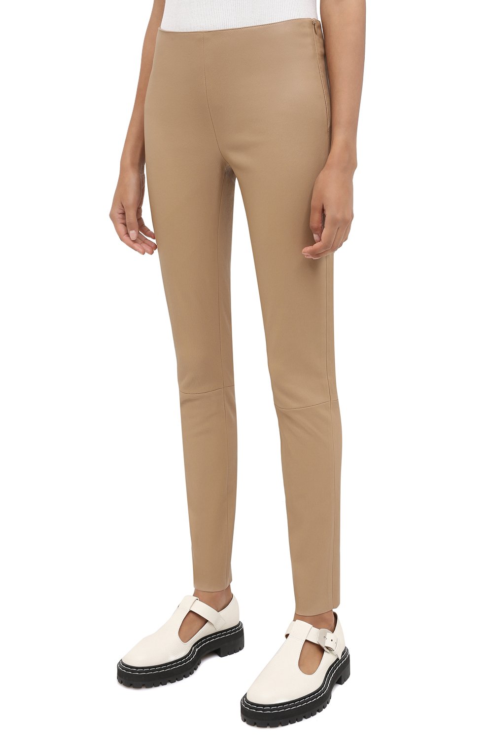 Кожаные легинсы KITON, арт. D50171X05S03, фото 3