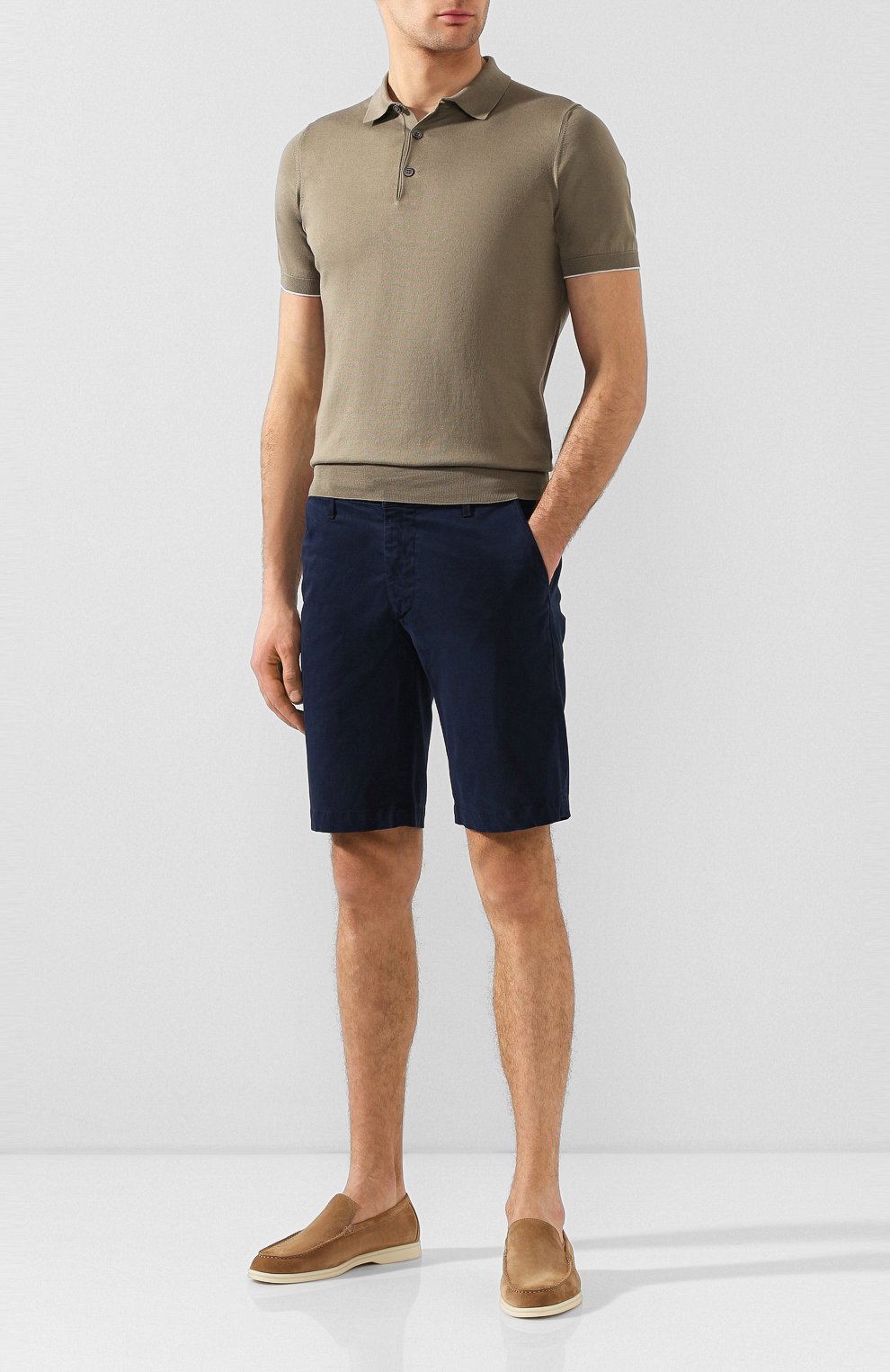 Замшевые лоферы summer walk LORO PIANA, арт. FAE8124, фото 2