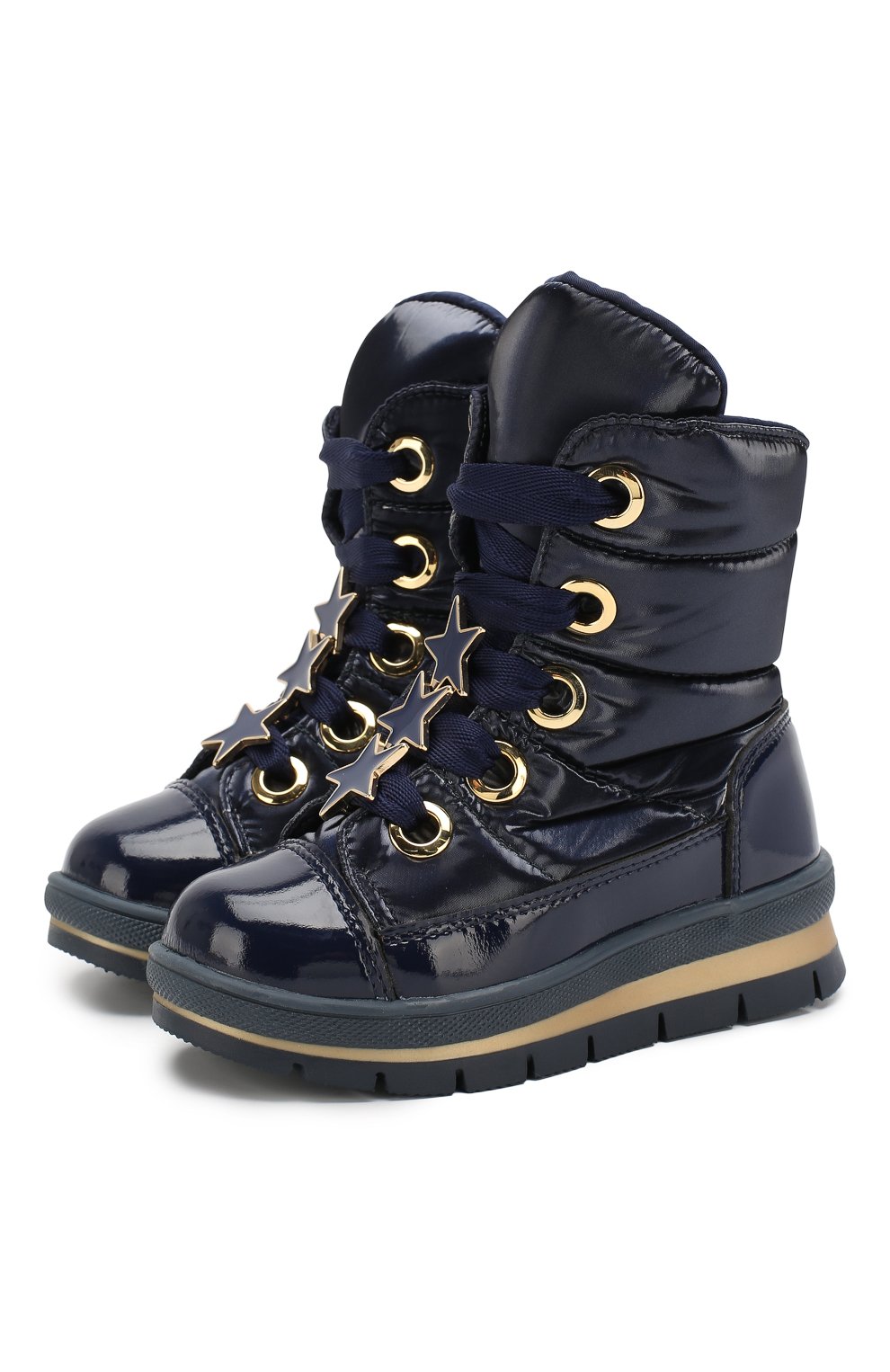 Утепленные ботинки JOG DOG синего цвета по цене 18750 руб., арт. 13026R/ZAFFIR0 FLASH/23-28, фото 1 Утепленные ботинки JOG DOG, арт. 13026R/ZAFFIR0 FLASH/23-28, фото 1