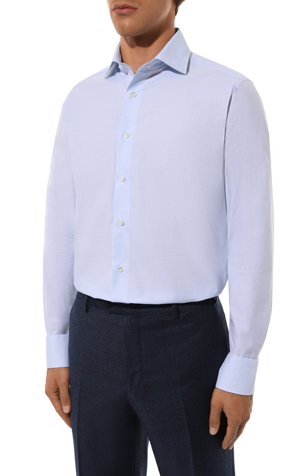 Хлопковая сорочка CANALI, арт. NCL7098/GR03305, фото 4