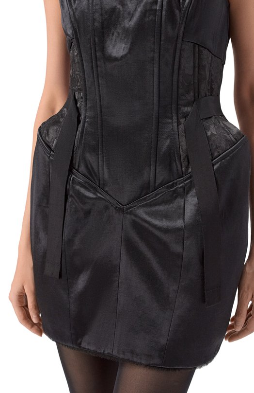 Платье из хлопка и вискозы Daniil Antsiferov DA_1623 Чёрный  DA_1623 Фото 4