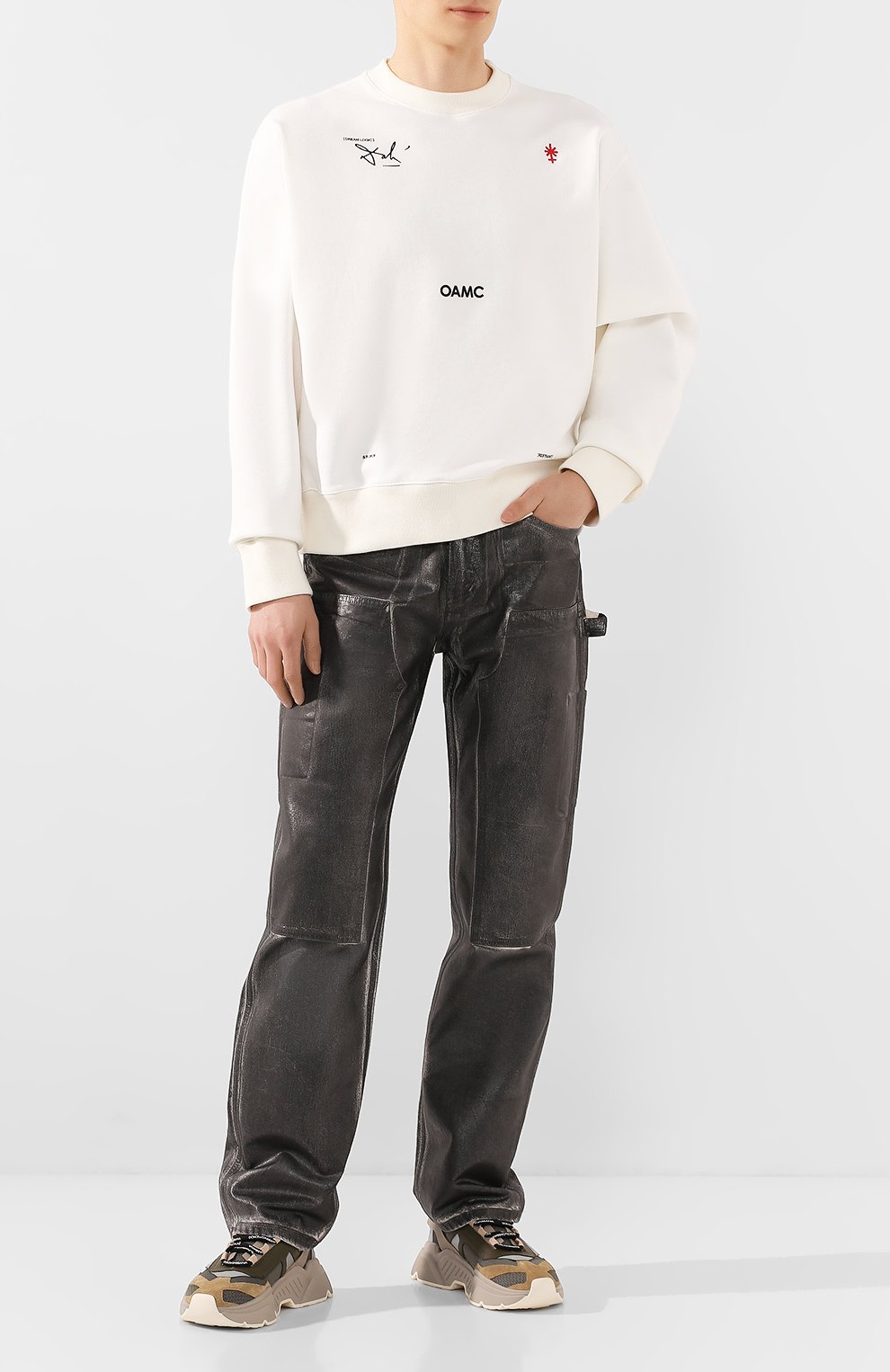 Хлопковые брюки HELMUT LANG, арт. K02DM201, фото 2