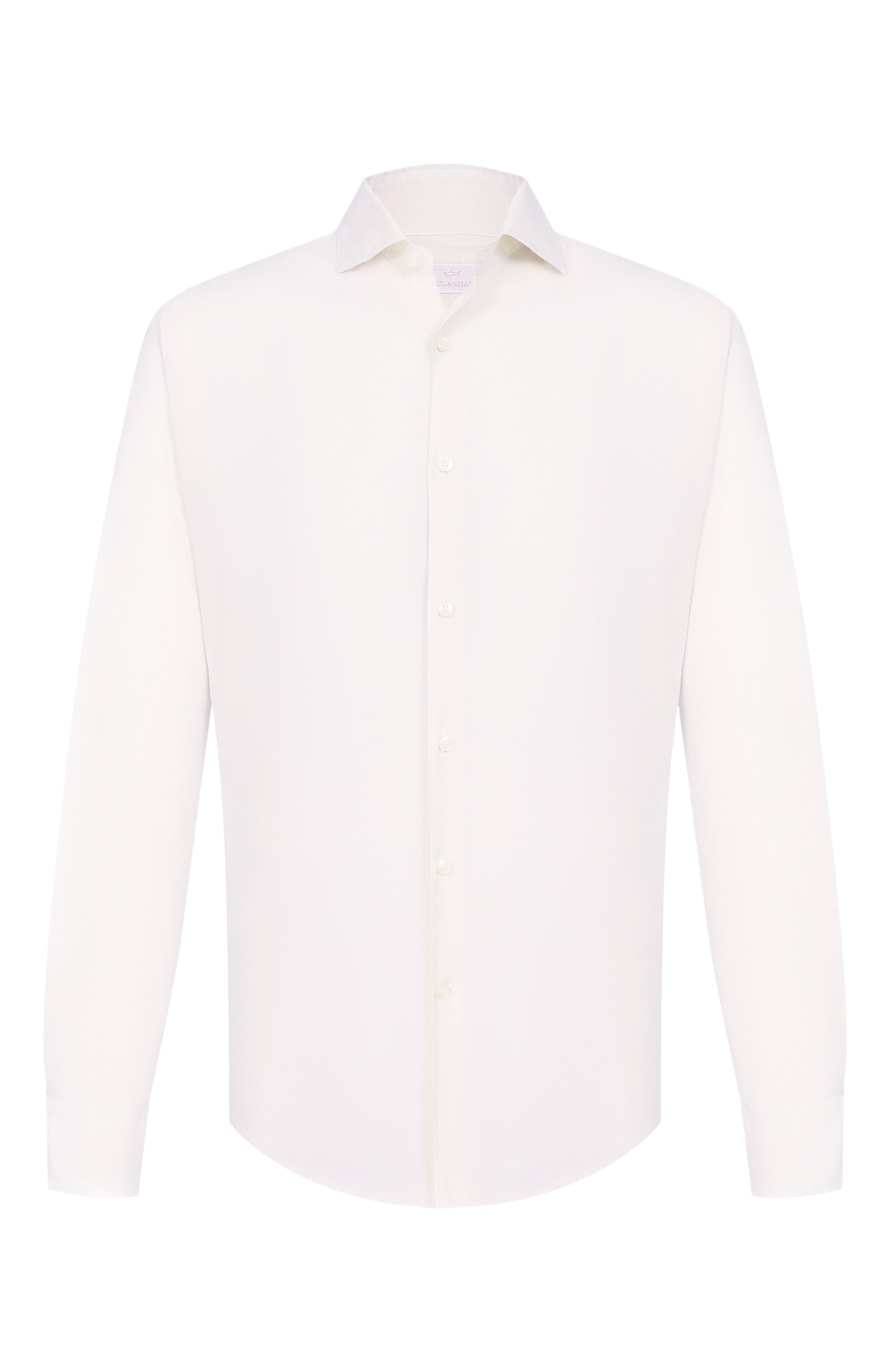 Хлопковая сорочка PAUL&SHARK белого цвета по цене 35100 руб., арт. 26413324CF, фото 1 Хлопковая сорочка PAUL&SHARK, арт. 26413324CF, фото 1