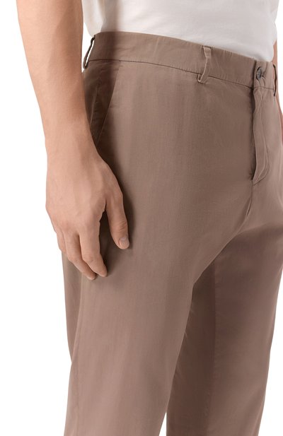 Брюки из хлопка и шелка PAUL&SHARK, арт. 25414043, фото 5