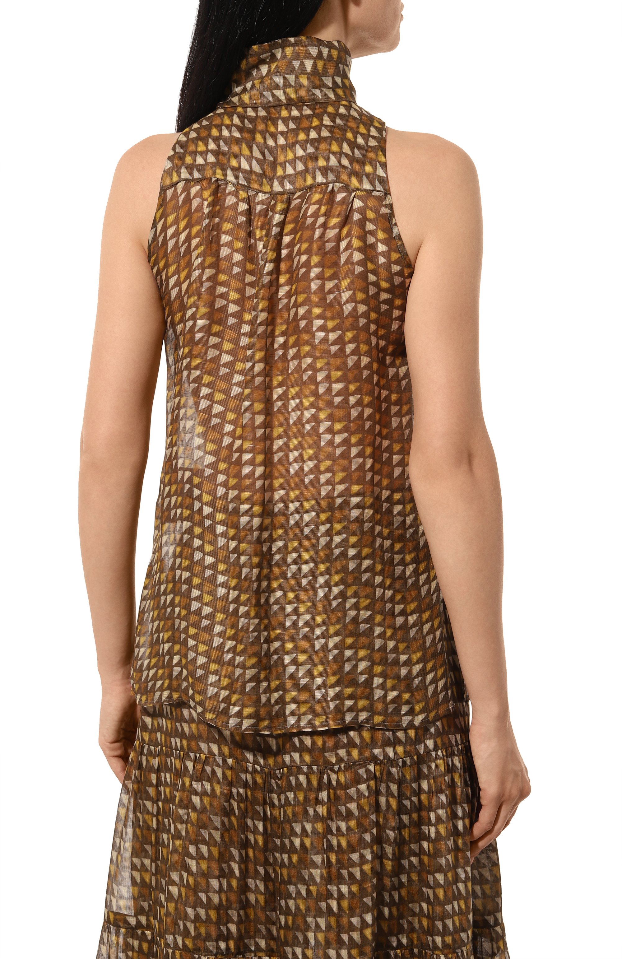 Топ изо льна и шелка KITON, арт. D57466K0977C, фото 4