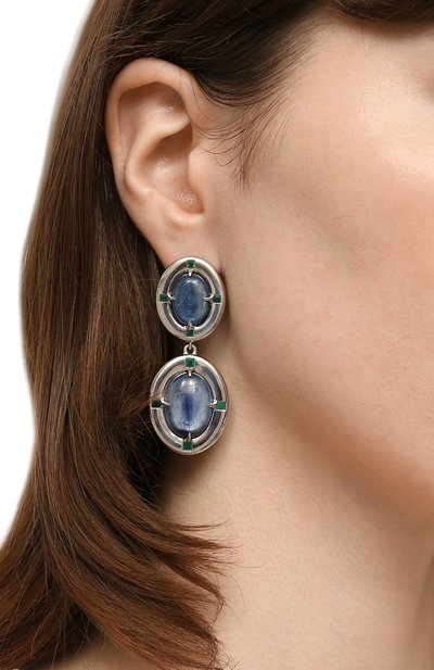 Серьги с кианитом MOONKA, арт. ai-bg-her-kh, фото 2