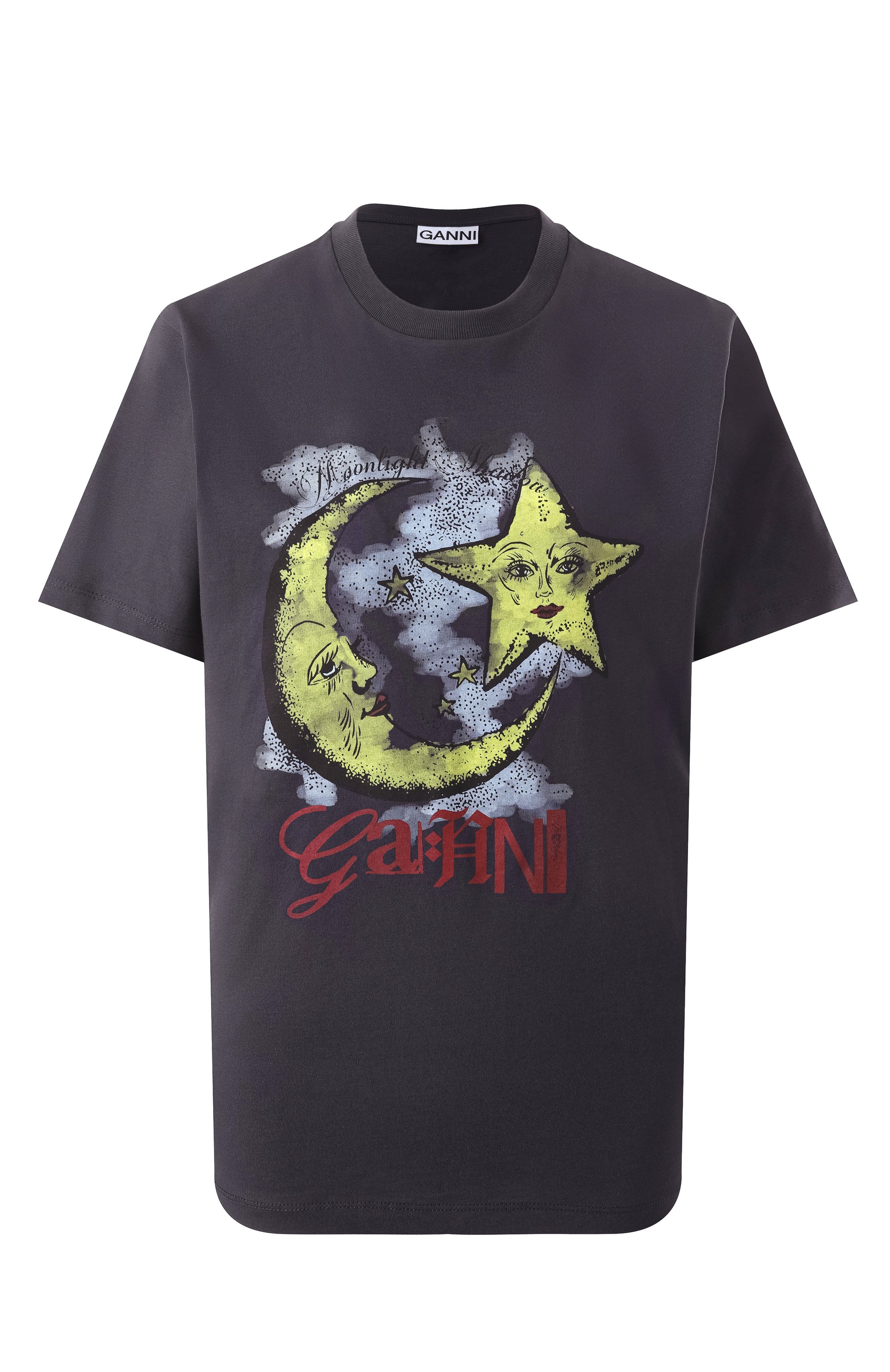 Хлопковая футболка GANNI, арт. T4058, фото 1