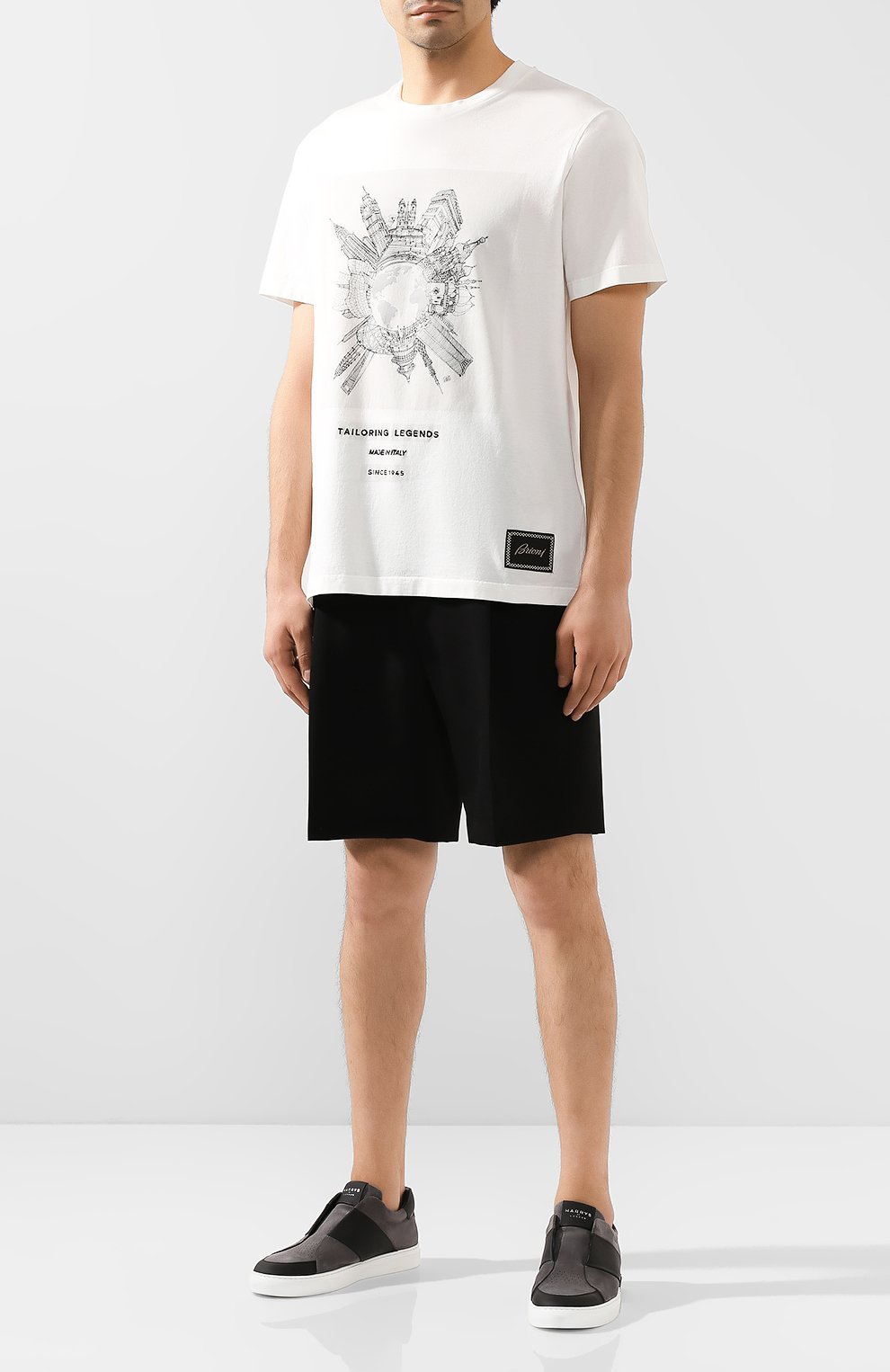 Замшевые кеды HARRYS OF LONDON, арт. B0LT SUEDE/TECH LEATHER/CG, фото 2