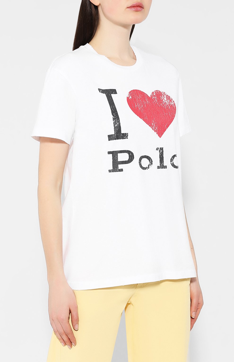 Хлопковая футболка POLO RALPH LAUREN, арт. 211752366, фото 3