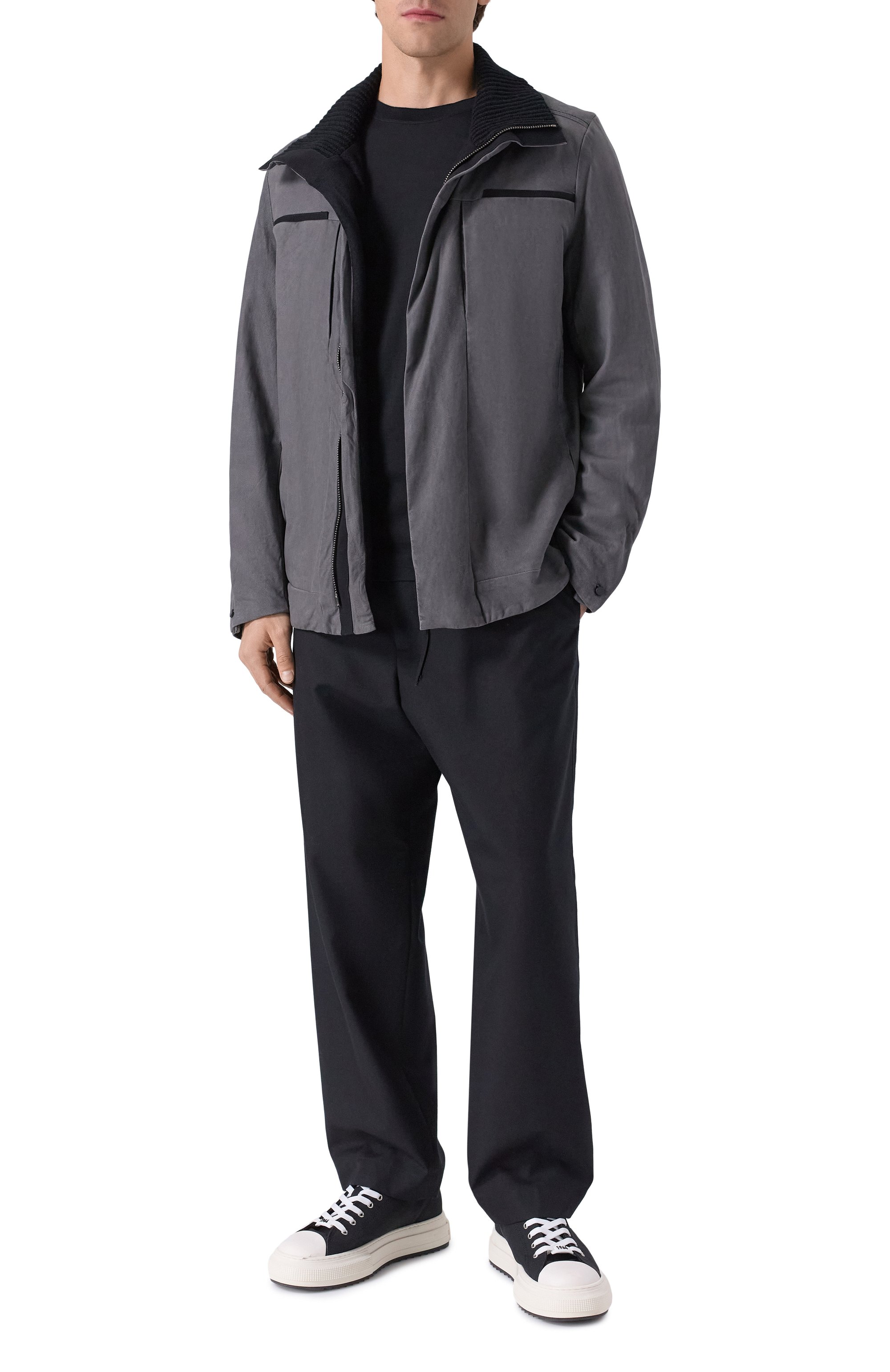 Кожаная куртка TRANSIT, арт. CFUTRBQ261, фото 2