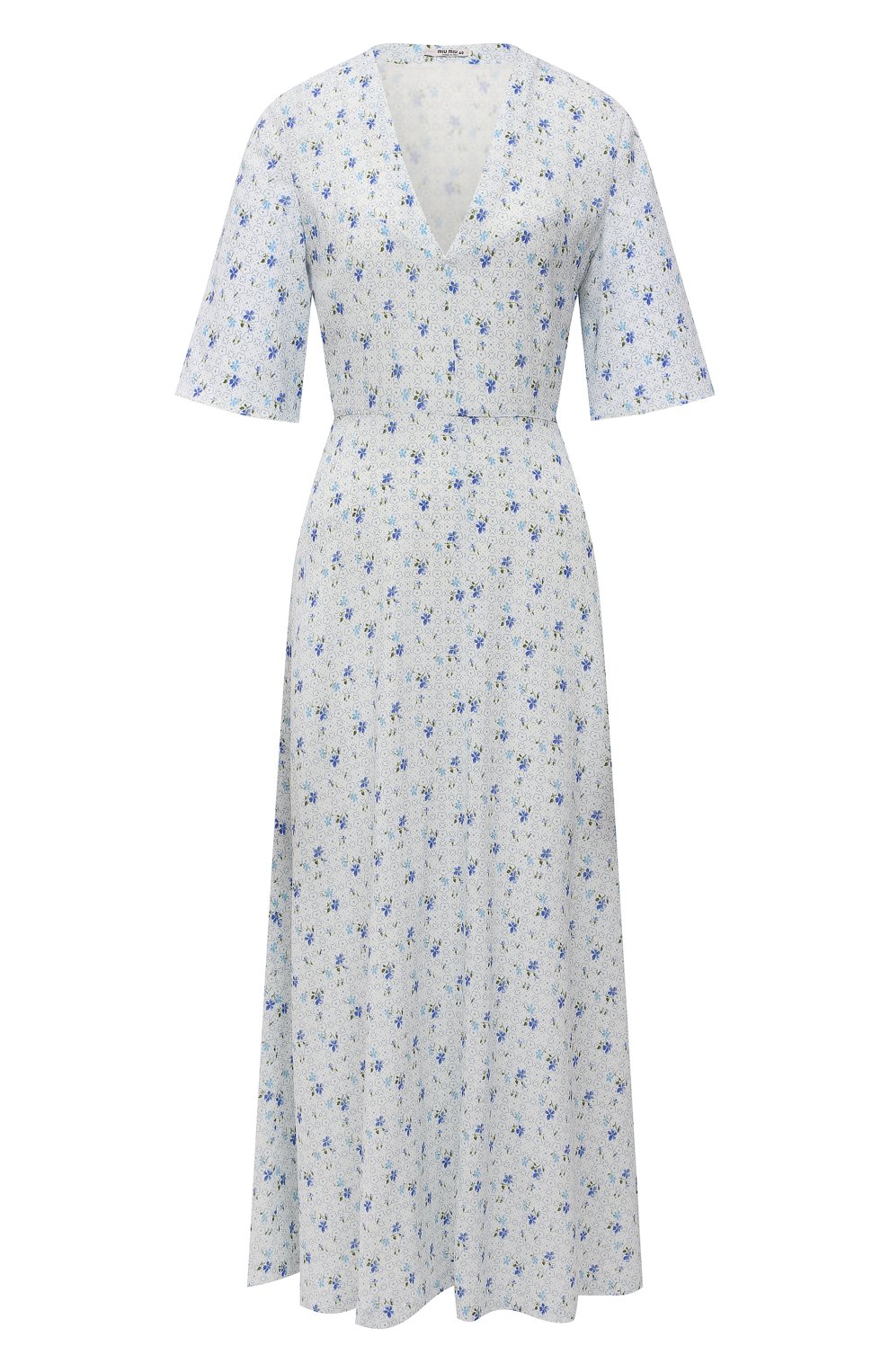 Платье из вискозы MIU MIU, арт. MF4438-1Z72-F0M10, фото 1