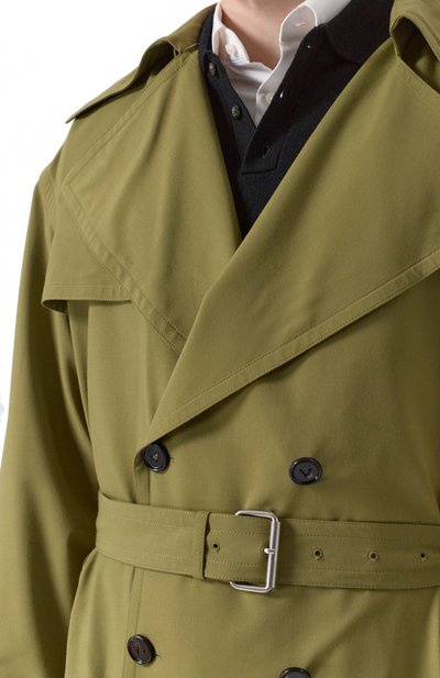 Шерстяной тренч BOTTEGA VENETA, арт. 813997/V4XP0, фото 5