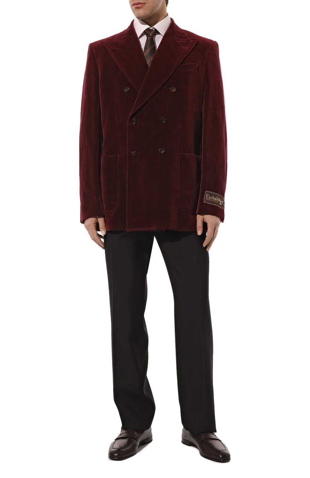 Пиджак из хлопка и льна GUCCI, арт. 661279 Z328H, фото 2