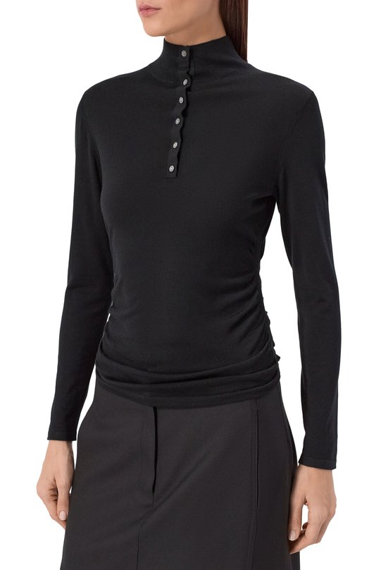 Шерстяная водолазка Theory P0811708 Чёрный  P0811708 Фото 3